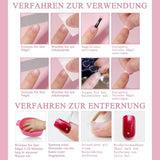 360-teiliges Ballerina-Kunstnägel-Set mit Farbverlauf, rosa-weißer Farbverlauf zum Aufkleben, künstliche Nägel mit 2 Nagelölstiften, mittlere künstliche Nägel im Ombré-Stil für Frauen zum Selbermachen