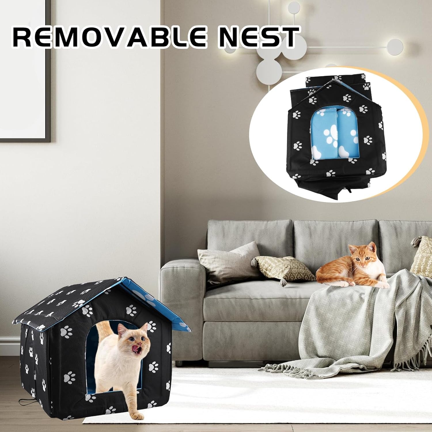 Decken und Möbel, Haustiere, Höhlen und Häuser, Katzen, Betten für Katzen, Katzenbetten, Matratzen