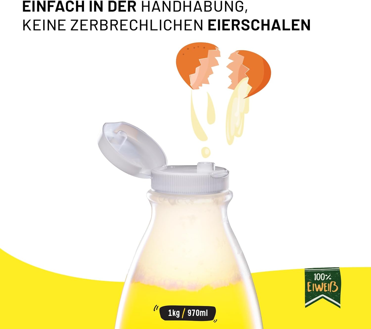 Flüssiges Eiweiß der Marke – 6 x 1 kg, 100 % natürliche Proteine
