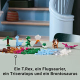 LEGO Classic Kreativ-Dinosaurier-Bauset mit Tiermodellen und Figuren aus Steinen, fantasievolles Spielerlebnis, Geschenk für Jungen und Mädchen ab 5 Jahren, inklusive T.Rex und Triceratops 11041 Bausets Besuchen Sie den LEGO-Store