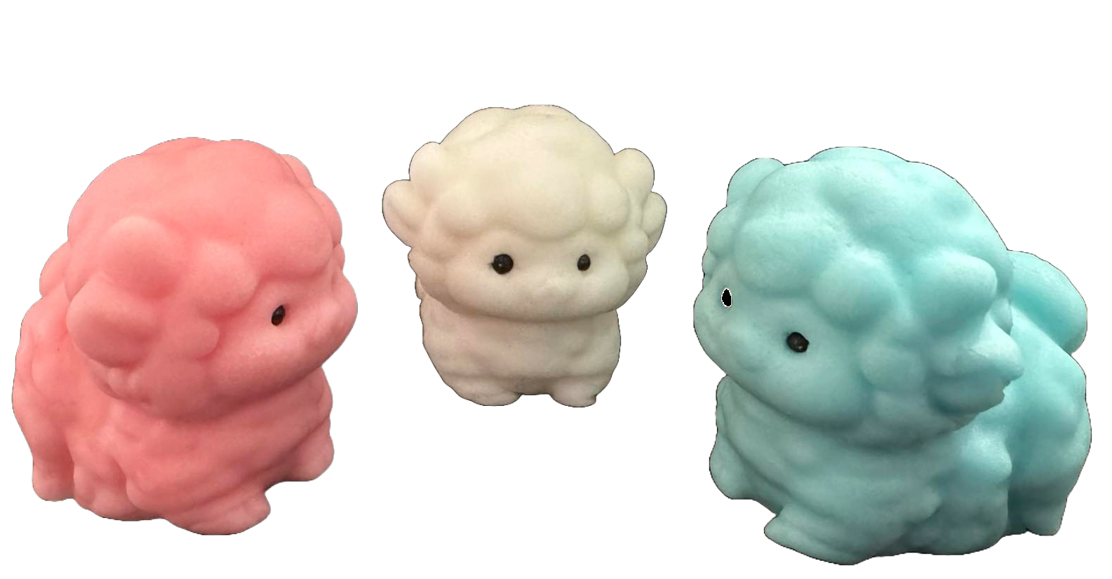 Set mit 3 essbaren Zuckerdekorationen, Oite Sugar Paste Decorations Nati Shop