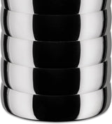 Alessi Kalistò 2 CB02 – Küchendose aus Edelstahl 18/10 mit Aluminiumknopf, 114 cl, silber Aufbewahrungsboxen für Lebensmittel Naty Shop