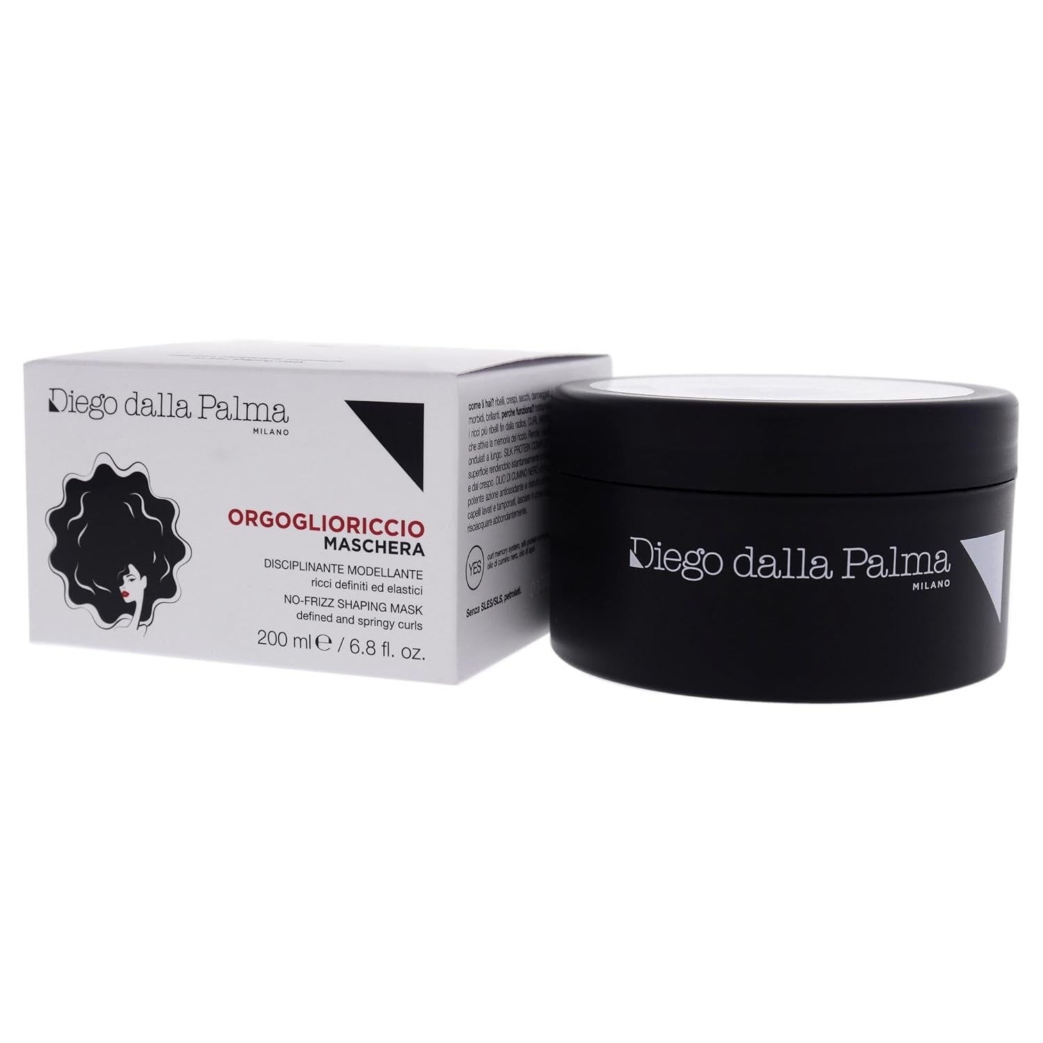 Orgoglioriccio Maske 200 ml Regierungsdesign Haarmaske Naty Shop