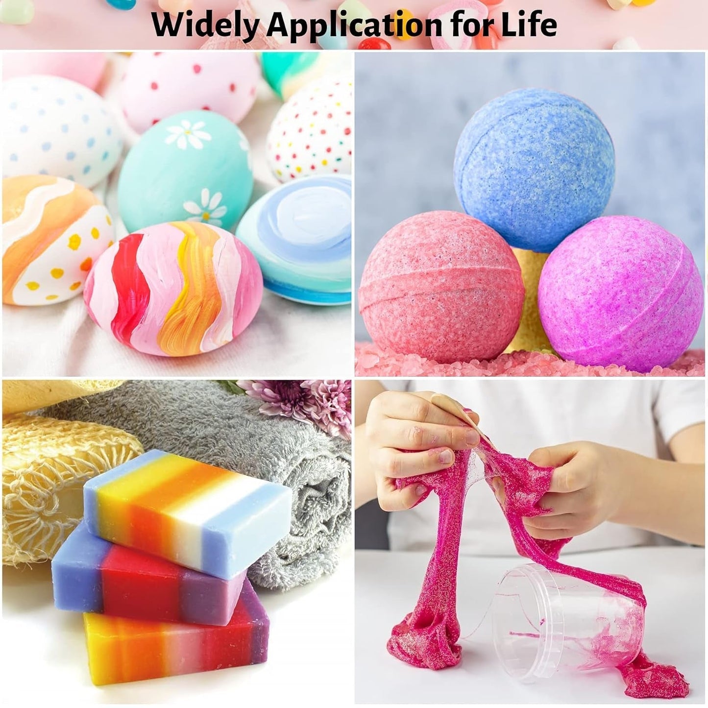Lebensmittelfarbe 9 x 10 ml, flüssige Lebensmittelfarbe – Lebensmittelfarben-Set zum Dekorieren von Kuchen, Macarons, Donuts, Fudge, Zuckerguss, DIY-Seifen, Eiscreme, Seifenfarbe, Spritzpistolenfarbe