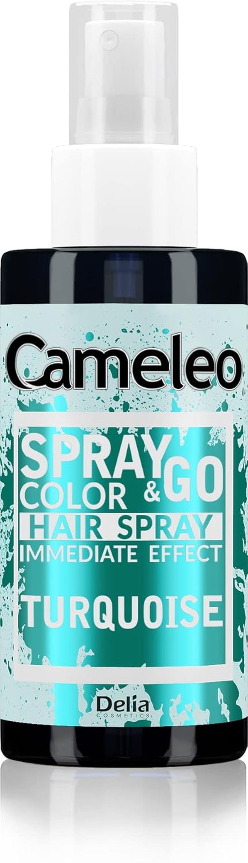 Cameleo - Spray & Go - Haarfärbespray - Lila - für blondes, platinblondes und graues Haar - einfach aufsprühen und loslegen - semipermanent - sofortiges Ergebnis - Karnevalshaarfärbespray - 150 ml Naty Shop Türkise Haarfarbe 150 G (1 Packung)