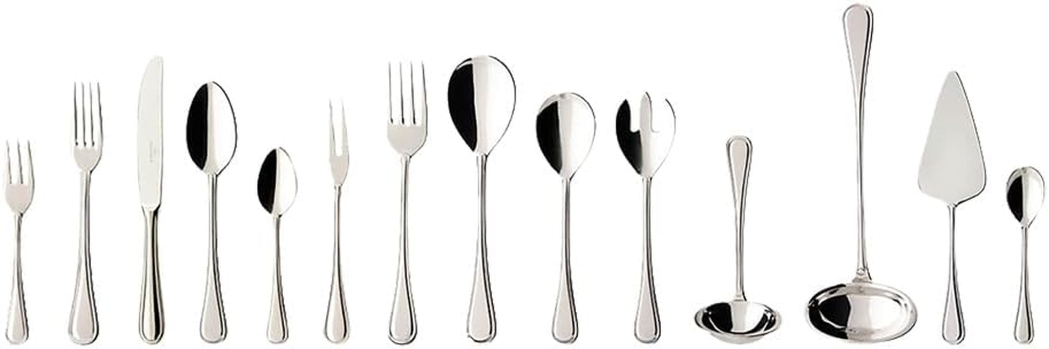 Villeroy und Boch Neufaden Merlemont Besteck für bis zu 12 Personen, 70 Teile, Edelstahl Kitchen Naty Shop