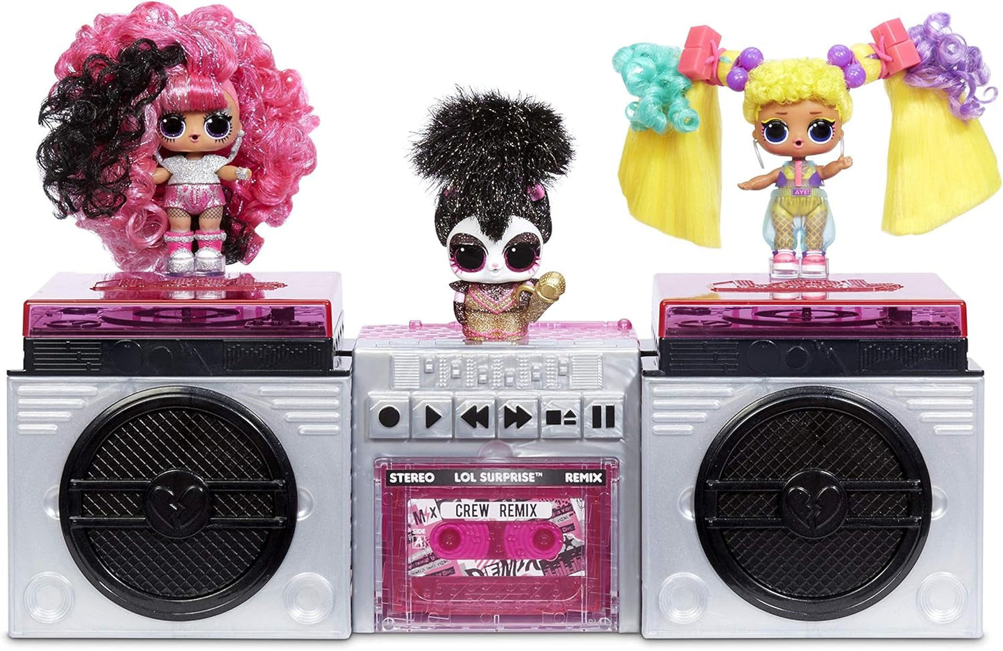 LOL Überraschung! 567080E7C Remix Pets – Sammlerstück – 9 Überraschungen mit Naturhaar, Accessoires und Überraschungstexten