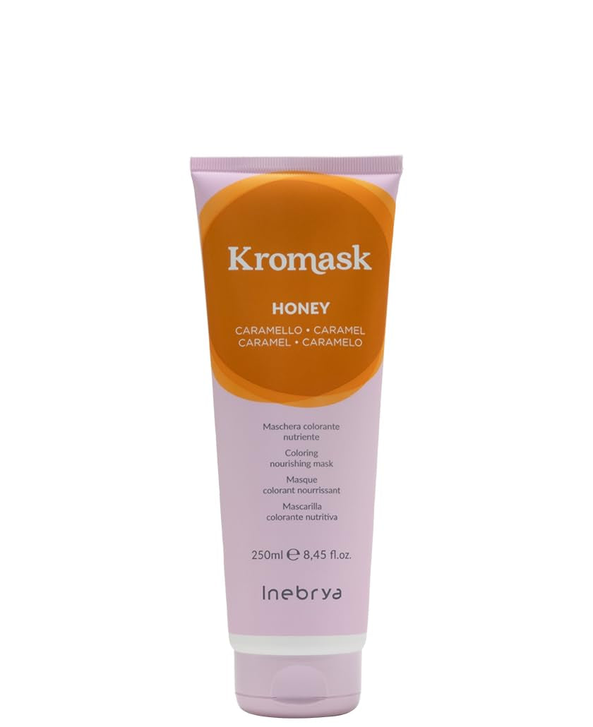 INEBRYA KROMASK Farbmaske, pflegend, Honig, 250 ml Haarmaske Naty Shop Standardtitel