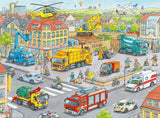 Ravensburger Puzzle für Kinder – 10558 Fahrzeuge in der Stadt – Puzzle für Kinder ab 6 Jahren mit 100 Teilen im XXL-Format Puzzle Naty Shop