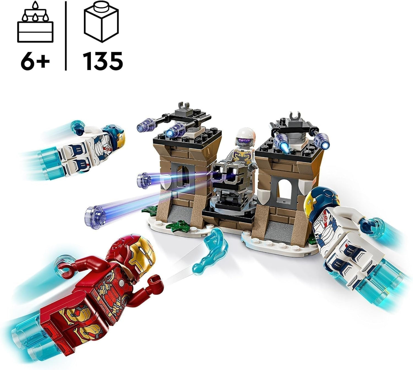 LEGO Marvel Iron Man & Iron Legion Vs. Hydra-Soldat, Avengers-Bauspielzeug, kreatives Spielset für Kinder und Superhelden-Fans, Geschenk für Jungen und Mädchen ab 6 Jahren. 76288 Bausets. Besuchen Sie den LEGO-Store