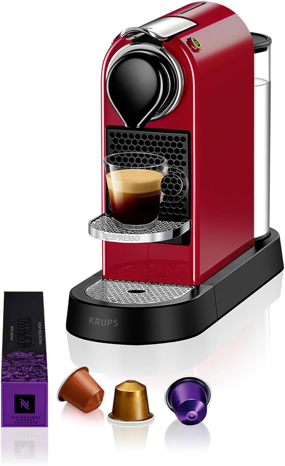 Espressomaschine mit Nespresso-Kapseln XN761B Citiz&Milk | Automatischer Standby-Modus | 1260 Watt | Fassungsvermögen des Wassertanks: 1 l | Pumpendruck: 19 bar | Silber