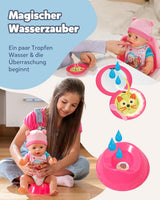 BABY Born Emma – Babypuppe 43 cm – 10 Funktionen inklusive Zubehör und Matratze – Funktioniert komplett ohne Batterien – Geeignet für Kinder ab 3 Jahren