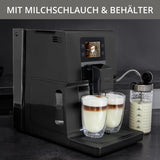 Krups Intuition Preference Espressovollautomat mit Smartphone-ähnlicher Bedienung, 3,5" Farb-Touchscreen, Smart Slide-Technologie, intuitives Beleuchtungssystem, 11 Getränke, Milchbehälter, EA873810