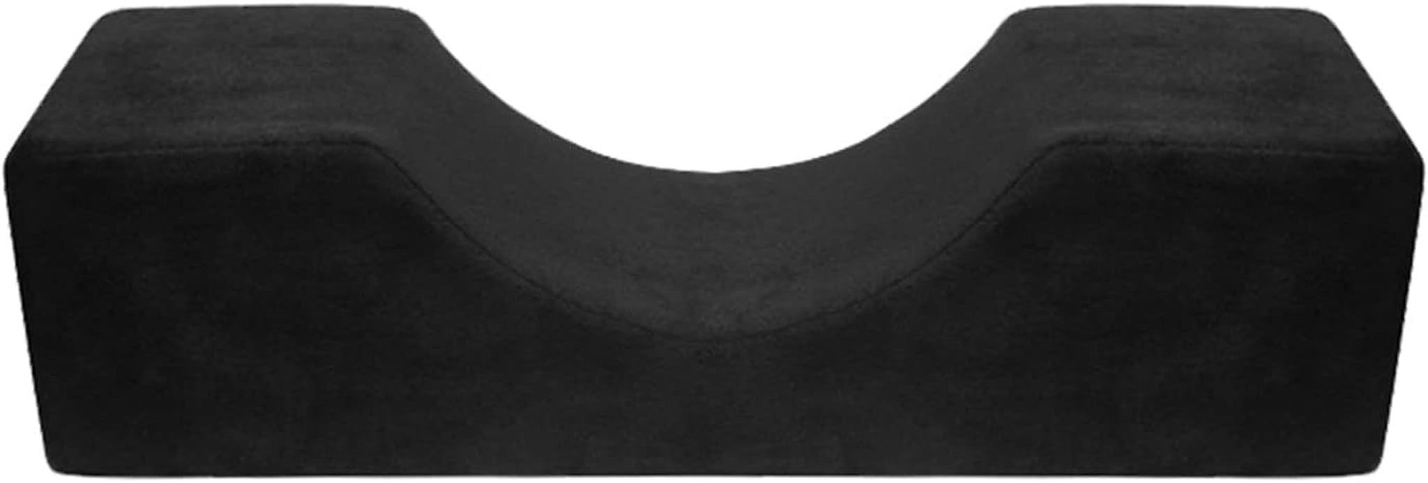 Deciniee U-förmiges Wimpernkissen: Ergonomisches Nackenkissen, Wimpernkissen – Flanellkissen, Wimpernverlängerungskissen für Zuhause, Schönheitssalon, zervikale orthopädische Kissen, Naty Shop, Schwarz