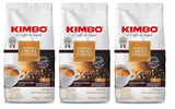 3x Kaffeebohnen Espresso Intense Cream, mittlere dunkle Röstung, ganze Kaffeebohnen, 1 kg Beutel, Kaffee aus Neapel