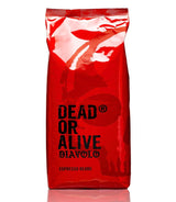 DEAD OR ALIVE DIAVOLO – Extra dunkler Espresso – 100 % Robusta – Extrem stark – Niedriger Säuregehalt – Stabile Creme – Ganze Bohnen 1 kg – Naples Roast