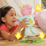Peppa Pig 28 cm Evie Interaktive Puppe mit 20 Geräuschen und vielen Funktionen, Spielzeugset für Kinder ab 3 Jahren