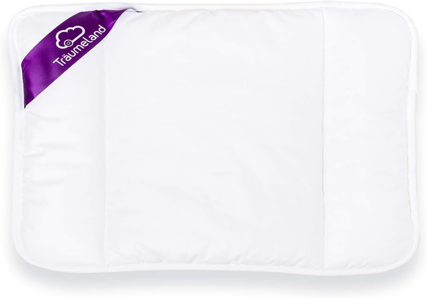 Trumeland T060121 – Wickeldecke Sole 100 x 135 cm Bettdecken und Steppdecken Naty Shop Flaches Kissen 40 x 60 cm (1er-Pack)
