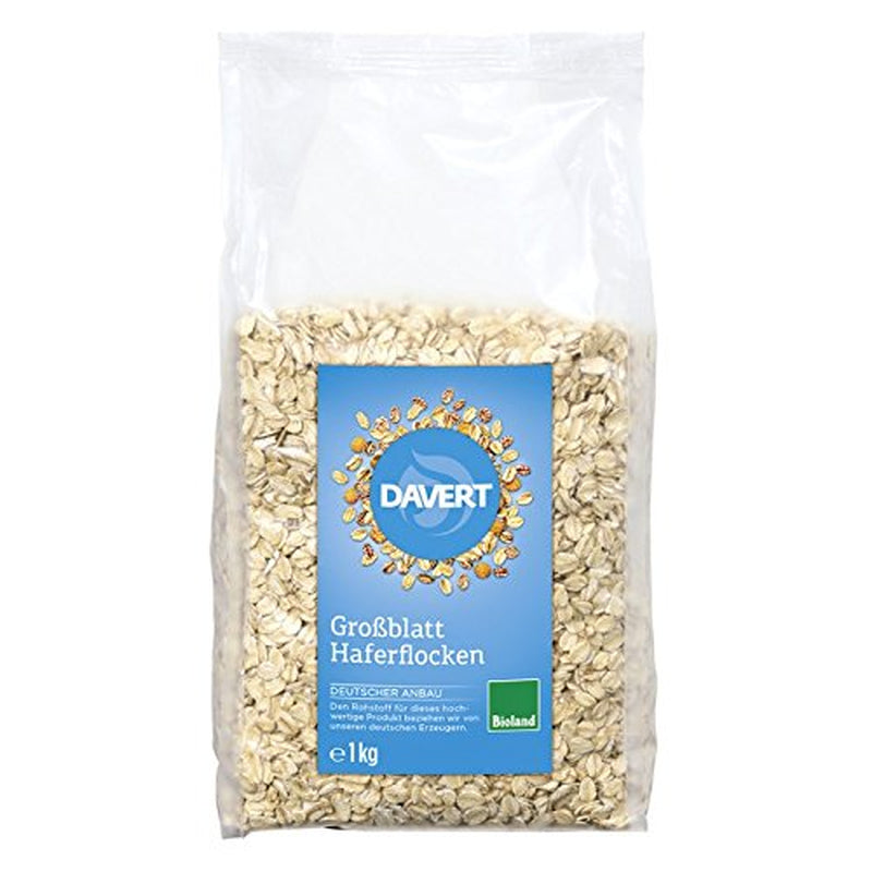 Davert Haferflocken mit großen Blättern, 1000 g
