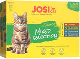 Multipack Gemischte Auswahl in Sauce (12 x 85 g) | Erwachsener | Premium-Nassfutter in Soße für ausgewachsene Katzen Multipack Mythos 4 Sorten | Ohne Konservierungsmittel | 12er Packung