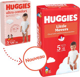 Huggies Babywindeln Little Movers, Disney-Design, Größe 5, 126 Stück (3 x 42), Monatsbox