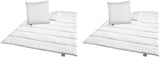 Traumnacht Green Bettwäsche-Set – Ganzjahresdecke 135 x 200 cm + Kissen 80 x 80 cm, langlebig mit Mikrofaserbezug, hergestellt nach deutschem Qualitätsstandard (2er-Pack) Naty Shop Duvets & Quilts Standardtitel