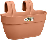 elho Vibia Campana Easy Hanger M 36 – Topf für Balkon und Außenbereich – Ø 36,0 x H 26,5 cm – Schwarz/Anthrazit