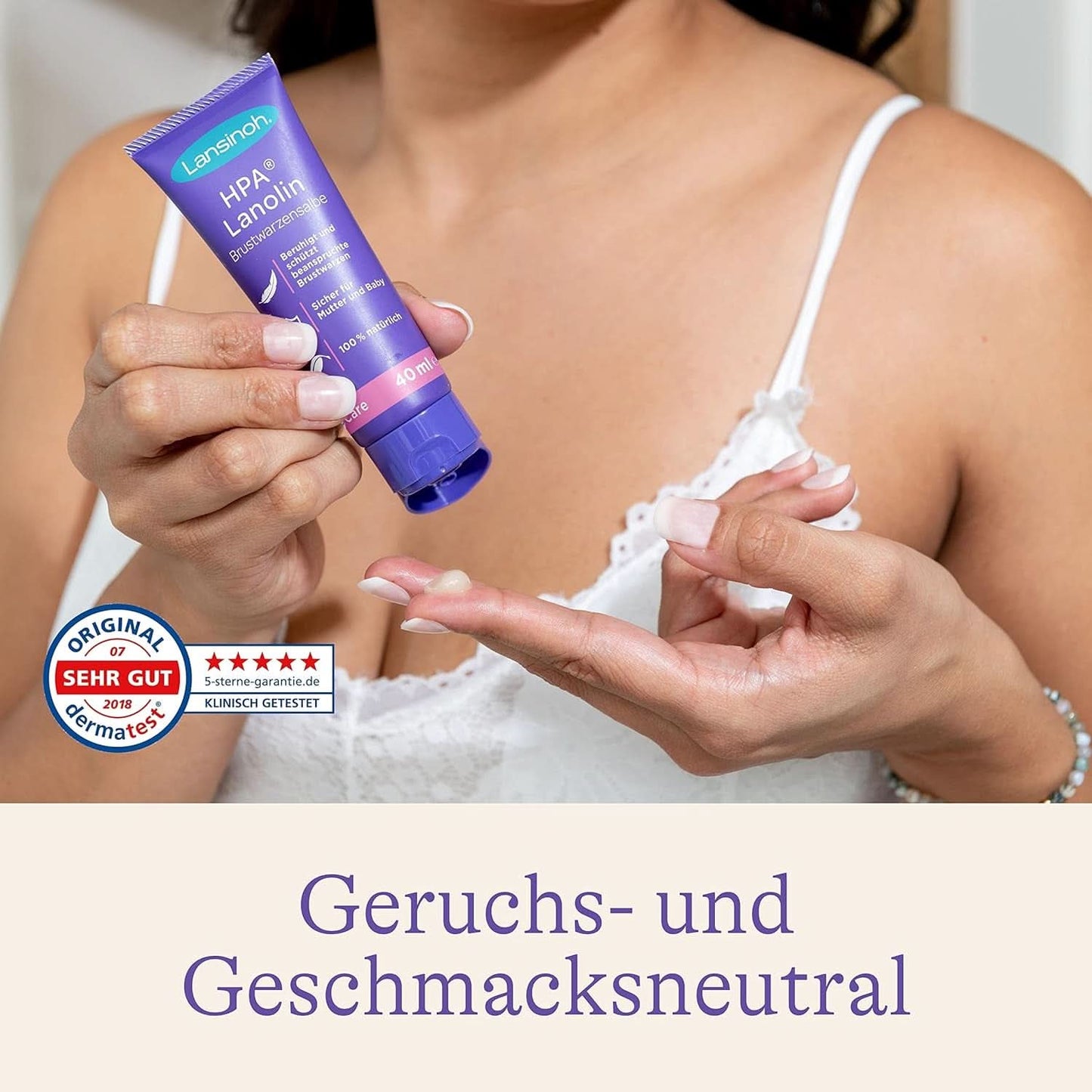 Lansinoh HPA Lanolin-Salbe für Brustwarzen, 40 ml Kosmetik und Schönheit Naty Shop
