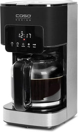CASO Coffee Taste and Style Espressomaschine mit Permanentfilter, 1,5 l, optimale Brühtemperatur 92-96 °C, Anti-Tropf-System, optimierter Brühkopf, Edelstahl, 12 Tassen
