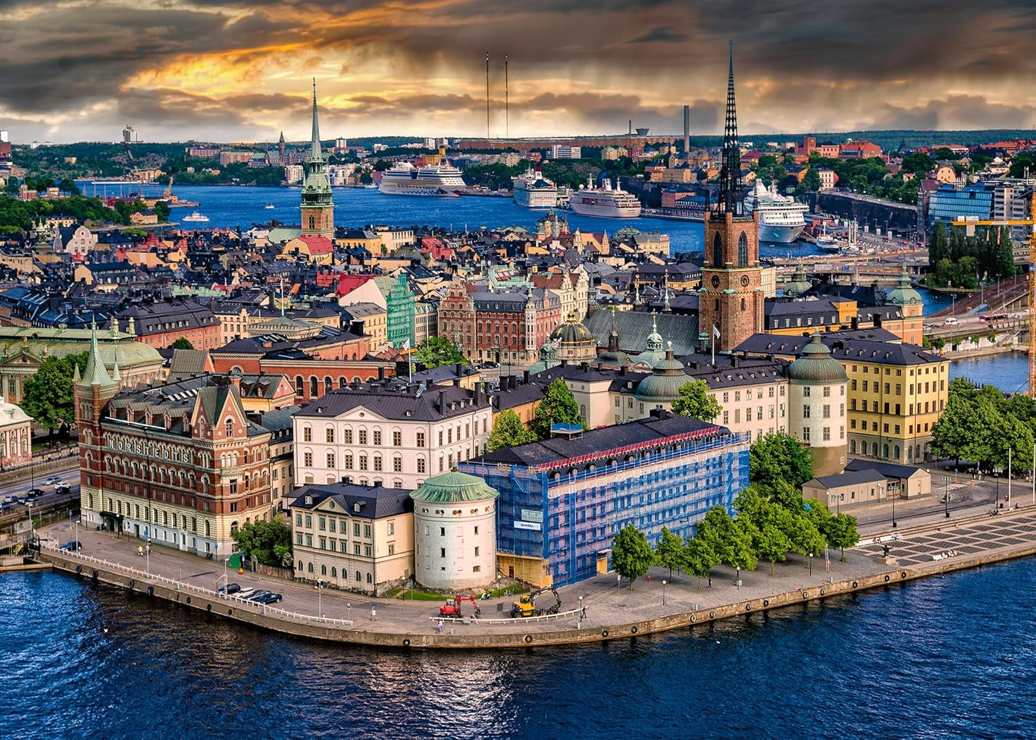 Ravensburger Puzzle Scandinavian Places 12000114 – Stockholm, Schweden – 1000-teiliges Puzzle für Erwachsene und Kinder über 14 Puzzle Naty Shop Neues Design