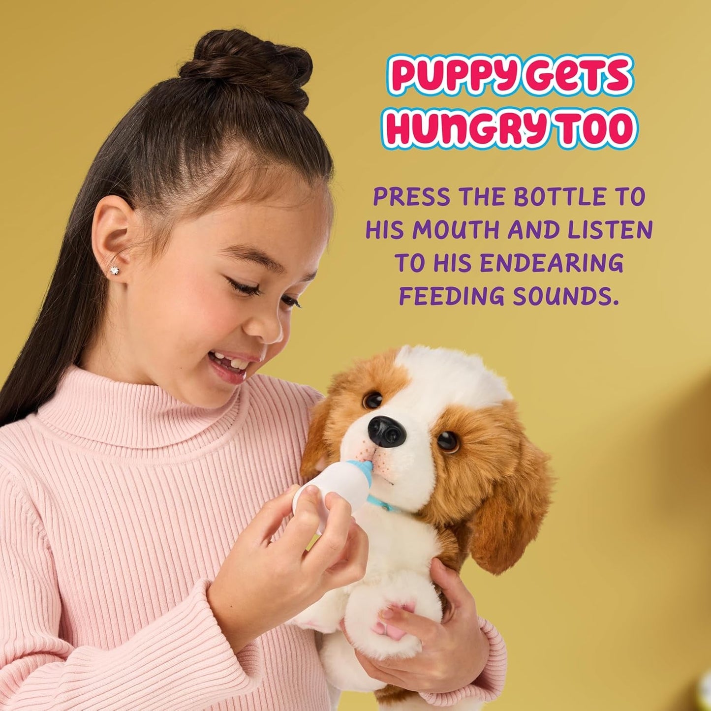 Little Live Pets My Really Real Puppy – Patches; Interaktiver Welpe; über 60 Sounds/Reaktionen; realistisches Aussehen; 1 von 72 Varianten; Spielset mit Tragetasche; Batterien im Lieferumfang enthalten; ab 5 Jahren