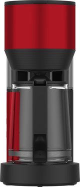 Digitale Espressomaschine mit Filter GRUNDIG KM8440, rot, 1000 W, 1,25 Liter