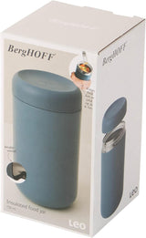 BergHoff isothermer Lebensmittelbehälter 0,75 l (Thermobehälter, hält Lebensmittel + Getränke bis zu 6 Stunden heiß oder kalt, aus Edelstahl, Wärmekonservierungsbehälter, spülmaschinenfest) 3950134 Frischhaltedosen Naty Shop