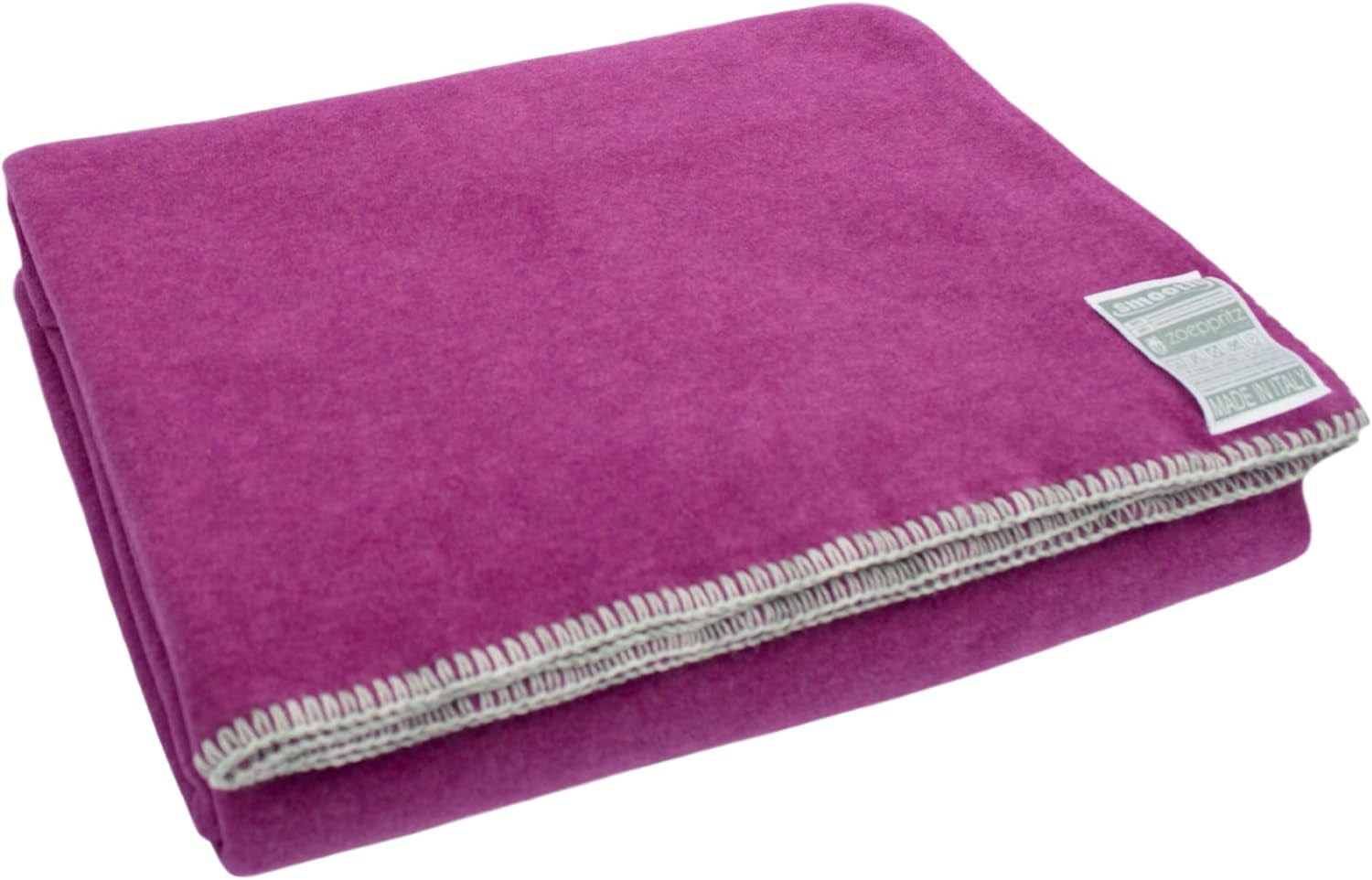Zoeppritz Since 1828 Smoothy Fleecedecke – Flauschige, bequeme Polarfleecedecke – Vegan – 140 x 190 cm – 010 Off-White, 010 Offwhite Zoeppritz Since 1828 330 Fuchsia 140 x 190 cm