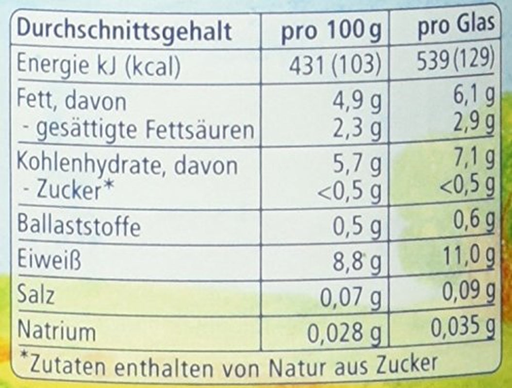 Hergestellt aus Bio-Rindfleisch, 125 g