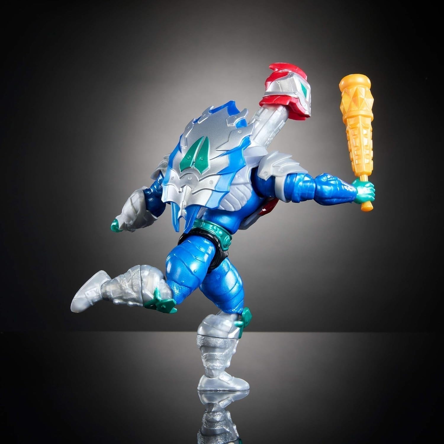 Masters of the Universe Origins Turtles of Grayskull Mekaneck Reptile Wars bewegliche Actionfigur, Teenage Mutant Ninja und MOTU Crossover Hero Toy, JBN00, [Mehrfarbig] Actionfiguren Naty Shop