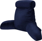 INFANZIA Lesekissen mit Armlehnen, Memory-Schaum, ergonomische Unterstützung für Sofa und Bett, Marineblau