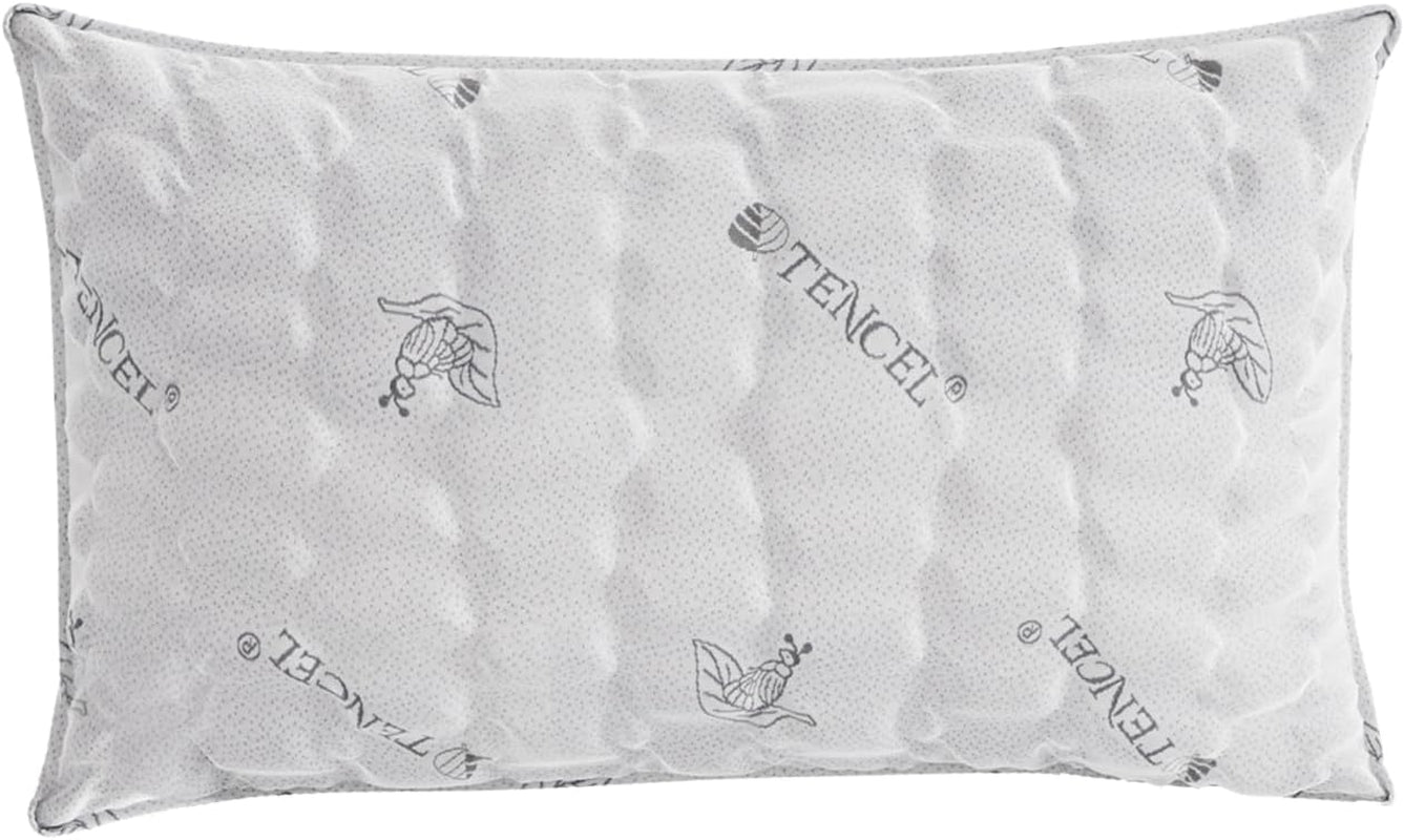 Italienische Bettwäsche MB Home Italia, Kissen, Biokeramik, hellgrau, 45 x 75 cm Naty Shop Tencel Standardkissen