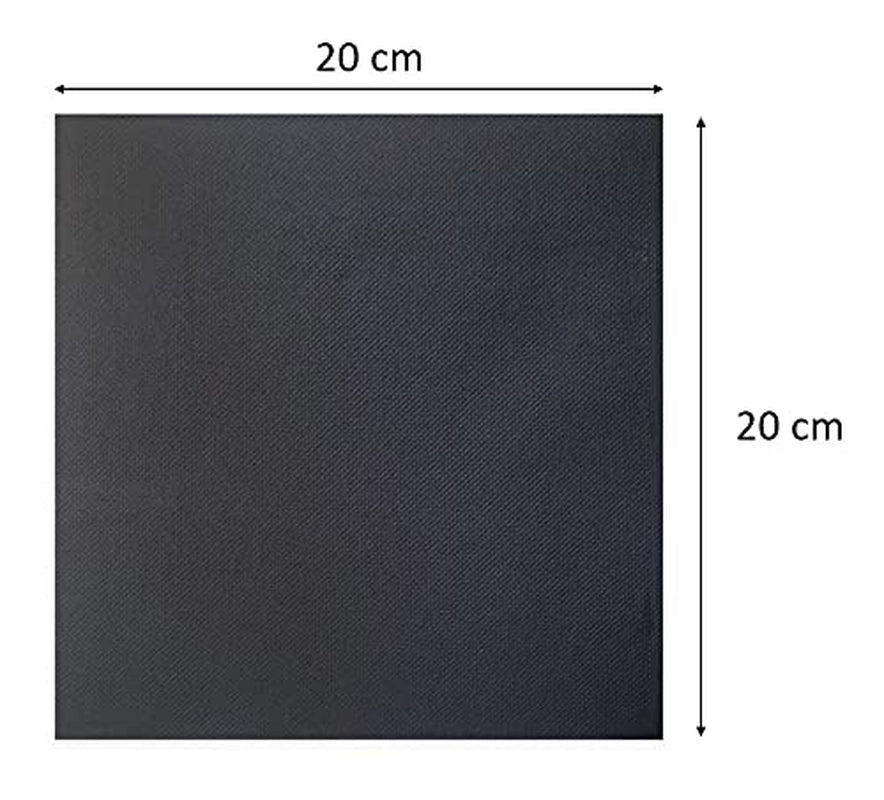 Weihnachtsmann-Satinservietten, 40 x 40, 2-lagig, 1/4-Falz, 50 Servietten, Punta-Punta, Schwarz