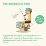 Trinken Sie mehr Tee FRISCHER FRIESE - Bio-Kräutertee | Minzmischung | Bio-Minztee | Loser Tee in Teedose | Geschenk I 50 G