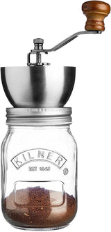 Kilner Frühstücksglas mit Löffel / 350 ml, Ø 9,5 cm / 5 Stück | Müslibecher zum Mitnehmen / ungiftig / Glasbehälter mit Deckel für Müsli, Porridge und Joghurt / Overnight-Oats-Behälter Lebensmittelaufbewahrungsboxen Naty Shop Kaffeemühle