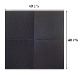 Weihnachtsmann-Satinservietten, 40 x 40, 2-lagig, 1/4-Falz, 50 Servietten, Punta-Punta, Schwarz