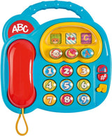 Simba 104010016 - ABC-Farbtelefon, Babyspielzeug, drehbare Bildanzeige, Lied, Spieltelefon, Lerntelefon, mit verschiedenen Geräuschen, 20 cm, Motorik, für Kleinkinder, ab 6 Monaten Babyspielzeug Naty Shop