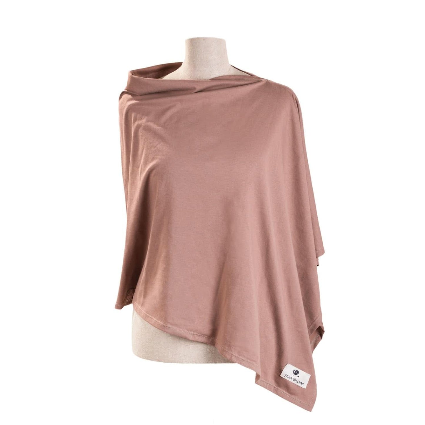 Julius Zöllner Stilltuch Aus 100 Prozent Jersey-Baumwolle, OEKO-TEX STANDARD 100, Made in Germany, Uni Tan Accessoires Essen und Stillen Baby Naty Shop Uni Tan