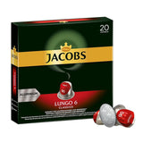 Kaffeekapseln Lungo Classico, Intensität 6 von 12, 10 x 20 Getränke & Kaffeekapseln Espresso Intenso, Intensität 10 von 12, 200 Nespresso®* kompatible Kapseln, 10 x 20 Getränke