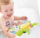 TOMY Kinder-Wasserspielzeug „Plantschi die singende Schildkröte“ mehrfarbig, hochwertiges Spielzeug für Kinder mit Musik, vereint Badespielzeug und Musikspielzeug, ab 12 Monaten! Badespielzeug für Wasserspiele Jucarii Bebe Naty Shop