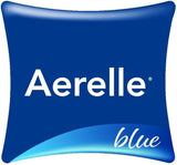 Badenia Trendline Öko-Kissen Aerelle Blau 80 x 80 cm, weiß, Öko-Tex zertifiziert, hergestellt nach dem deutschen Qualitätsstandard Naty Shop Standardkissen