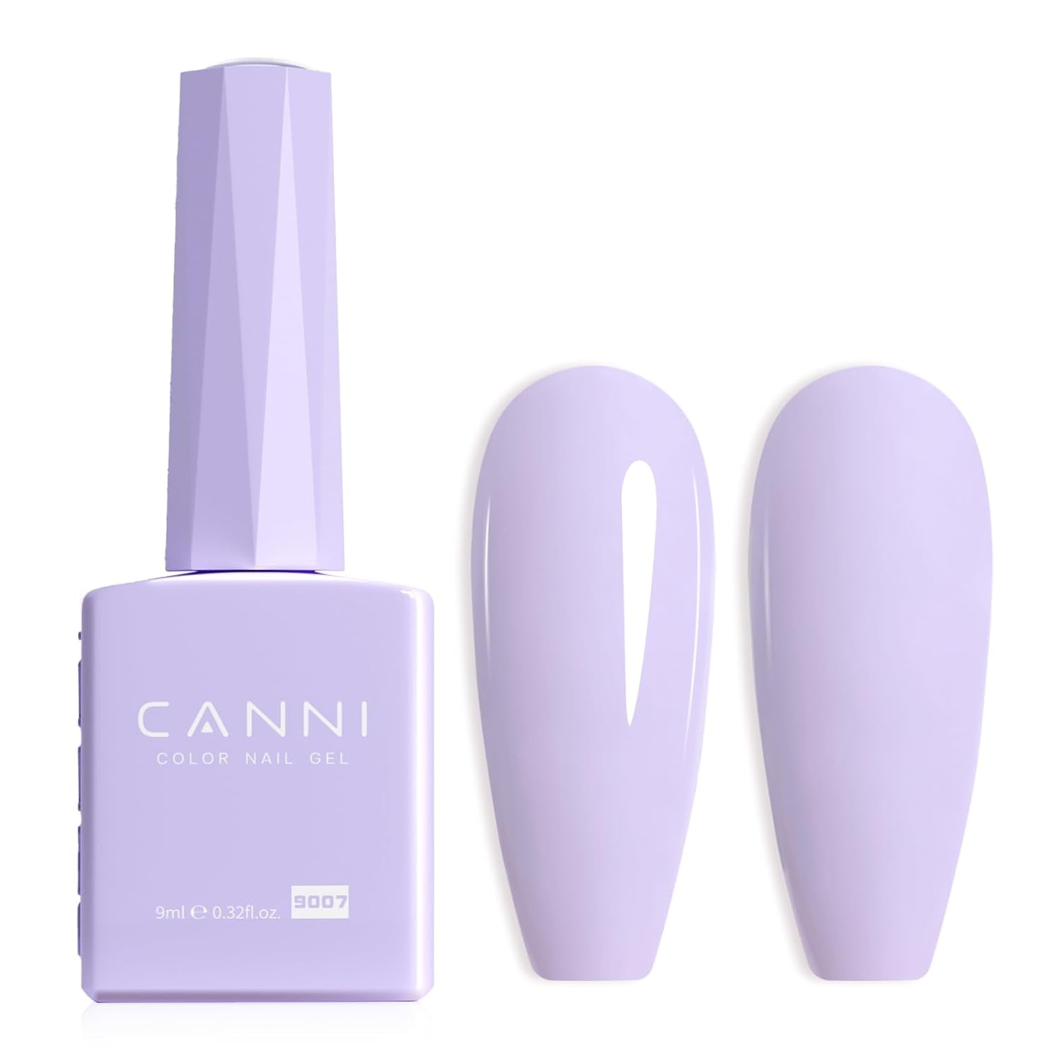 CANNI Gel-Nagellack, semipermanent, dunkelviolett, Nagellack, UV-Gel, Soak Off, Maniküre