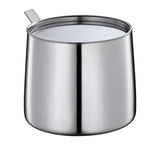 Cilio DELIZIA Zahn und Tasse Milch | Kaffee-Set | Milchbecher und Behälter aus Edelstahl | Stapelbar | Mit Löffel | Portionen: 250 ml Milch und 220 g Zucker