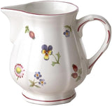 Villeroy & Boch Petite Fleur Milchkännchen, 250 ml, Höhe: 7,5 cm, Premium Porzellan, mehrfarbig